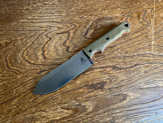 White River Knives Firecraft FC5 Fixed 5" S35VN Stonewashed Blade,